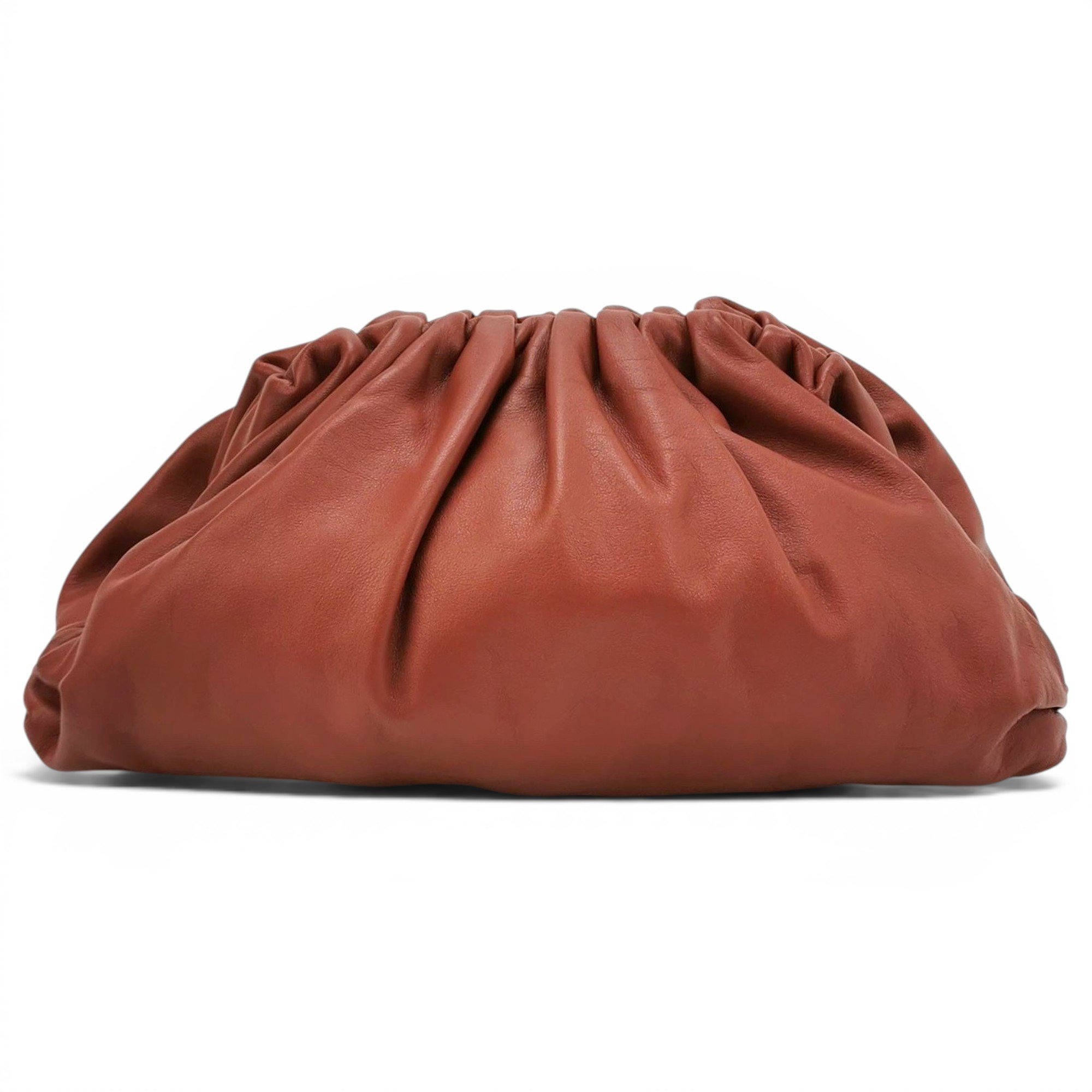 Pouch leather handbag