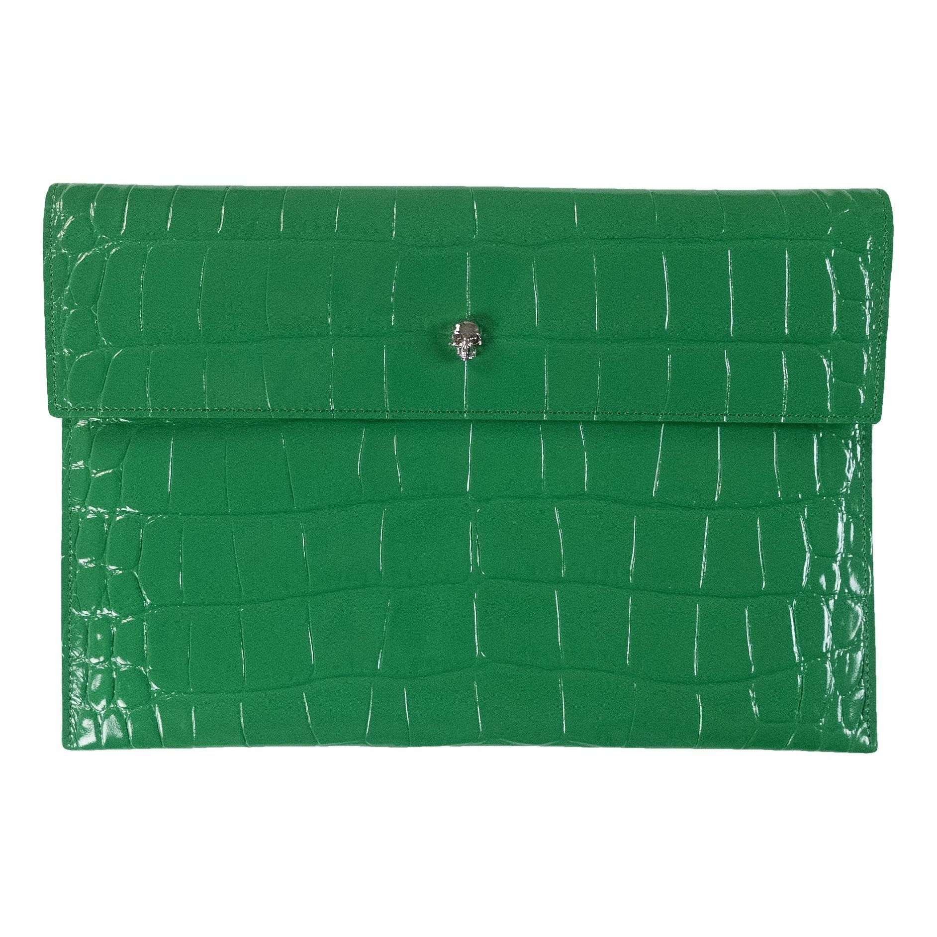 Alexander McQueen Leather clutch bag