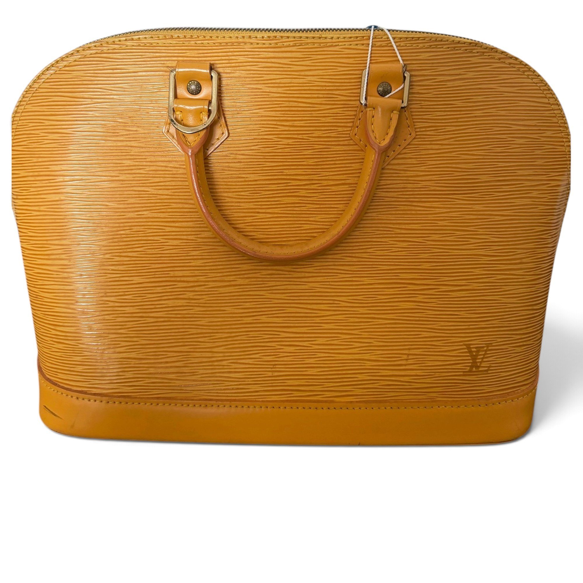Louis Vuitton Alma leather handbag