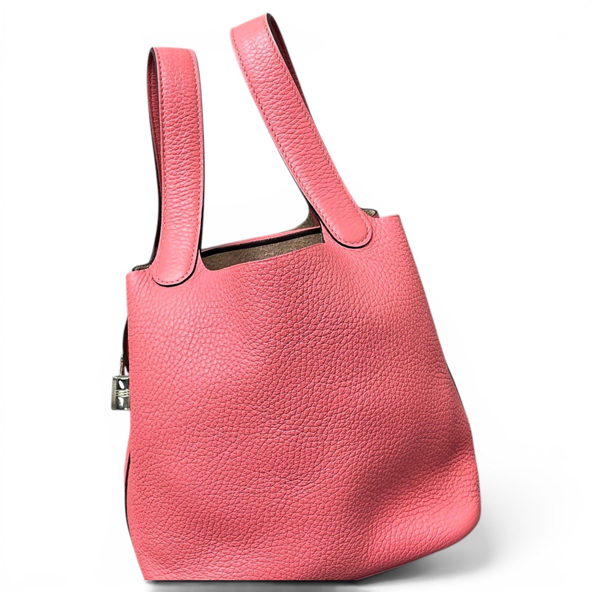 Picotin leather handbag