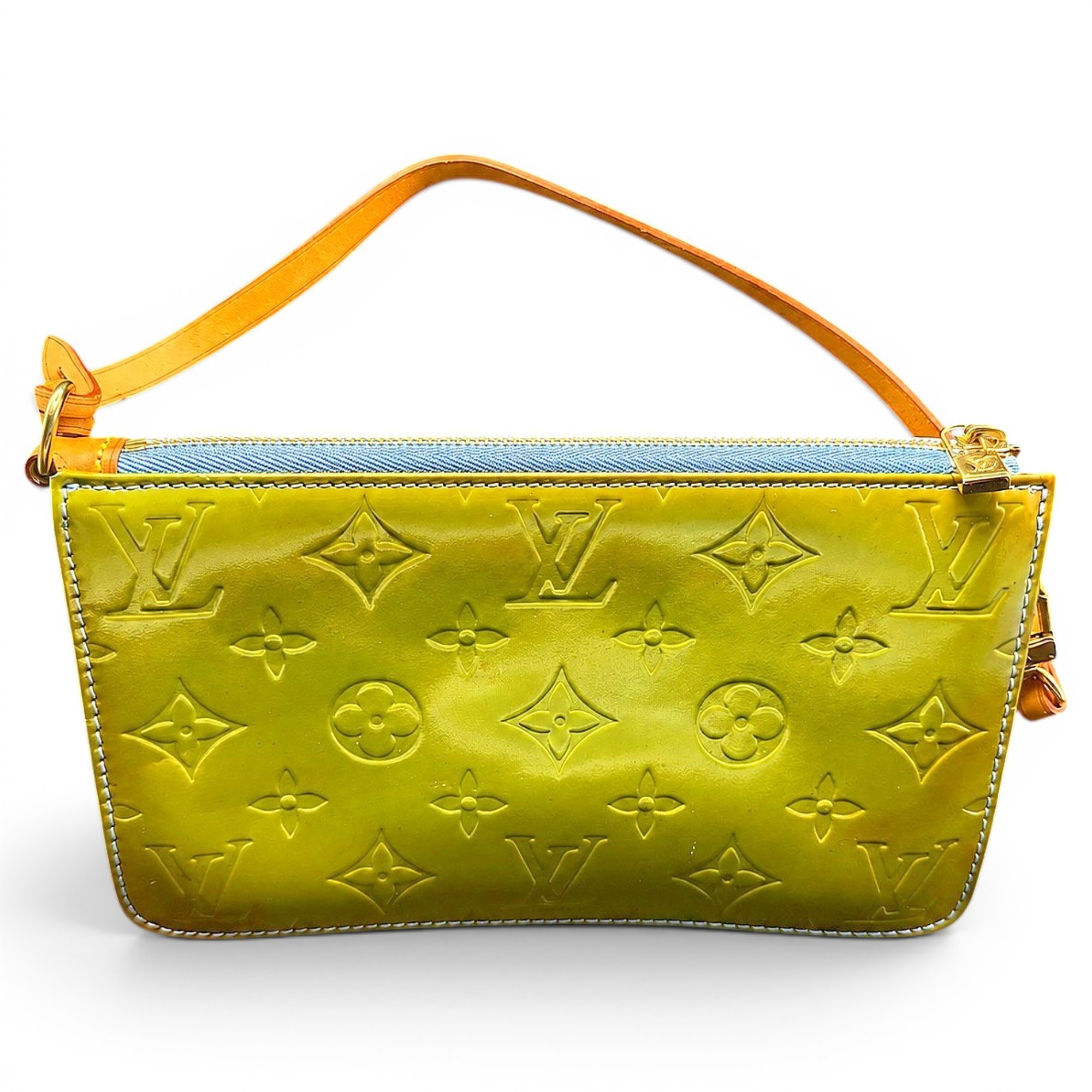 Patent leather handbag