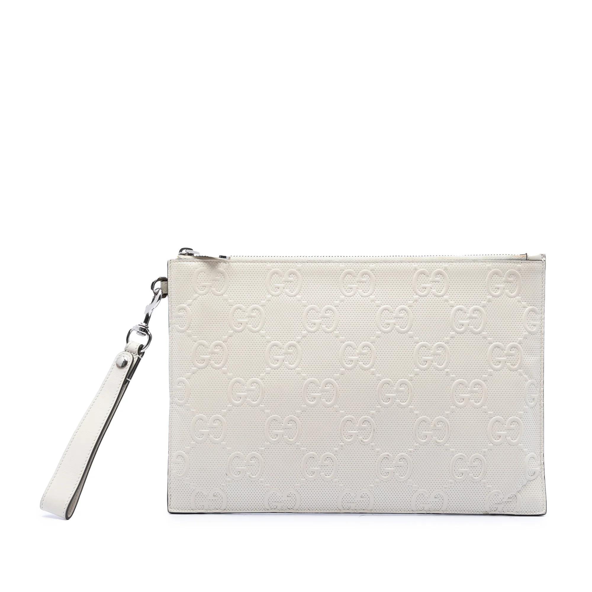 Pony-style calfskin clutch bag