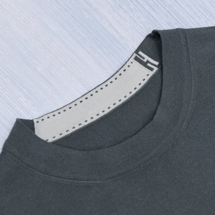 Orage Pull Col Rond « détail H »