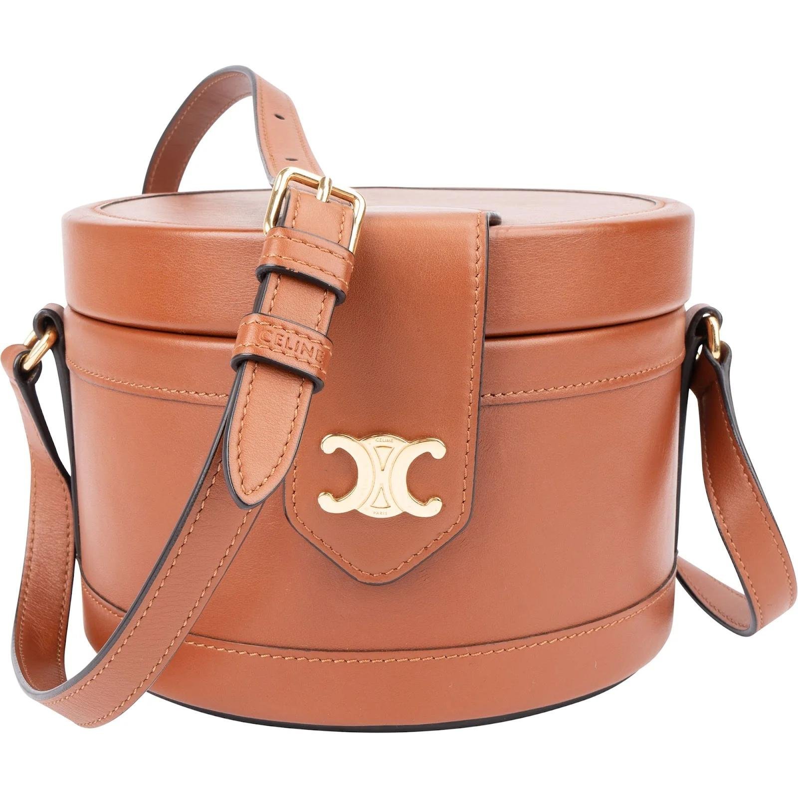 Triomphe leather crossbody bag
