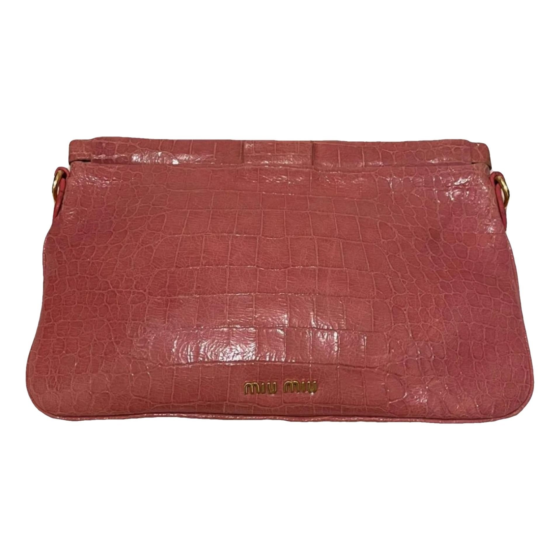 Patent leather clutch bag