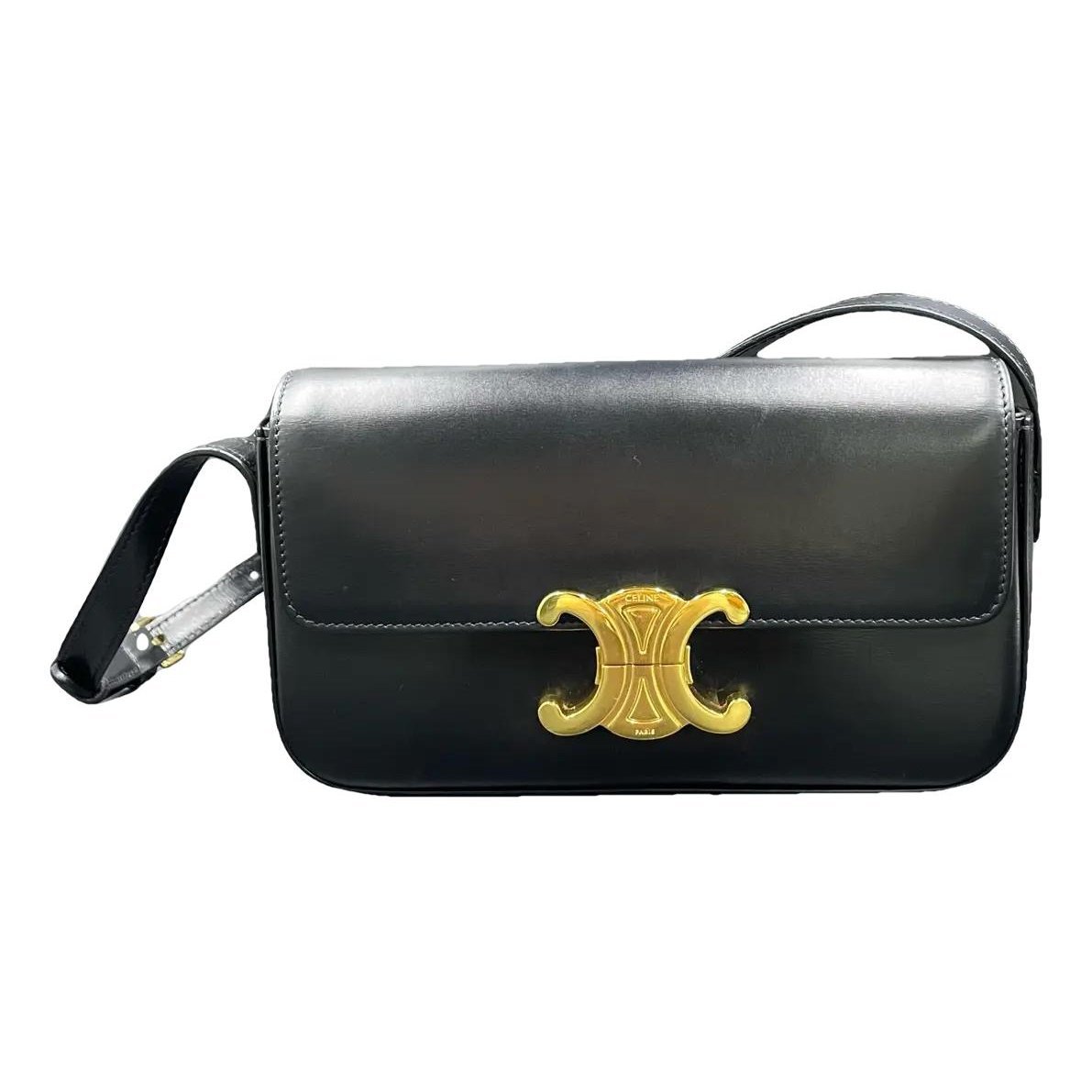 Triomphe leather handbag