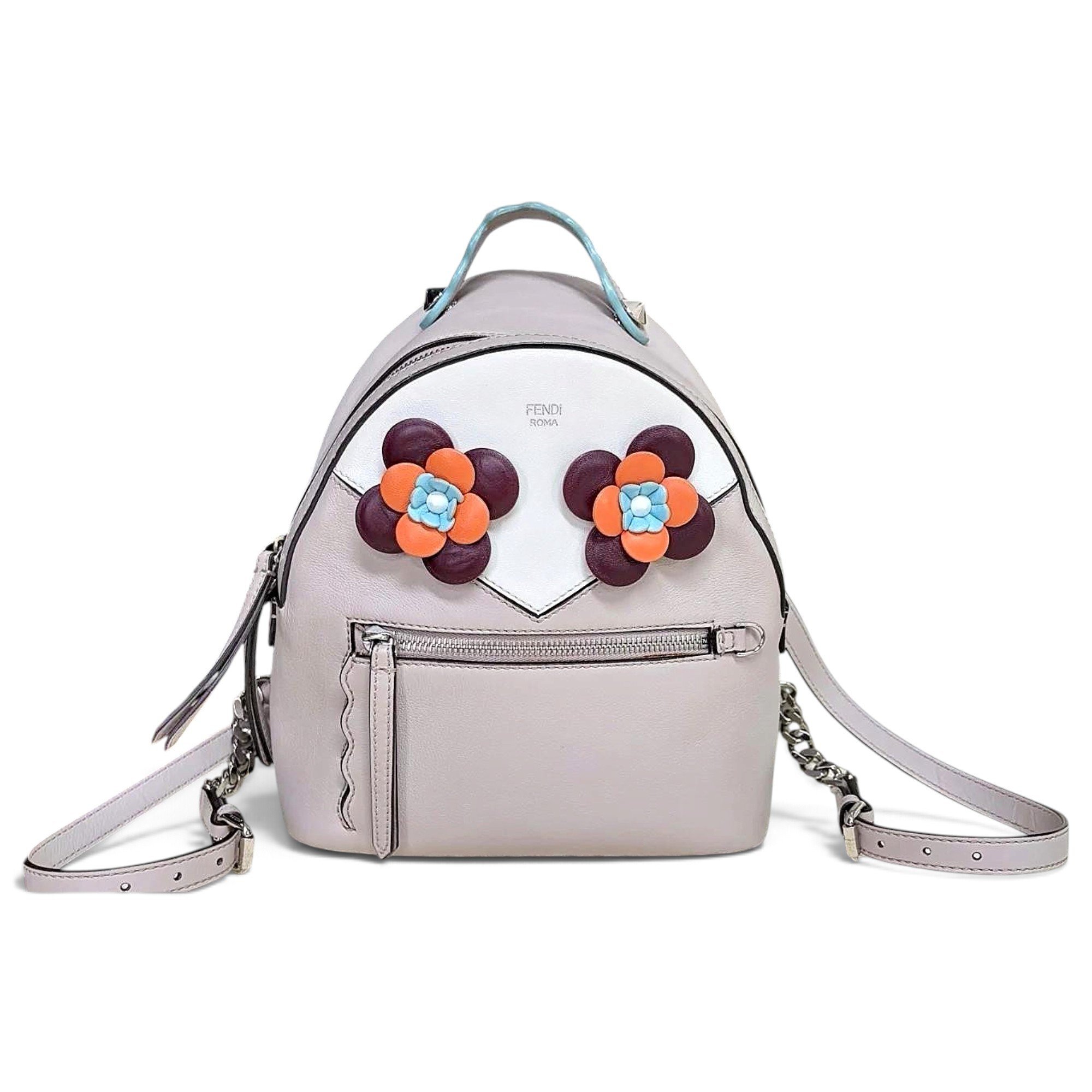 Leather backpack