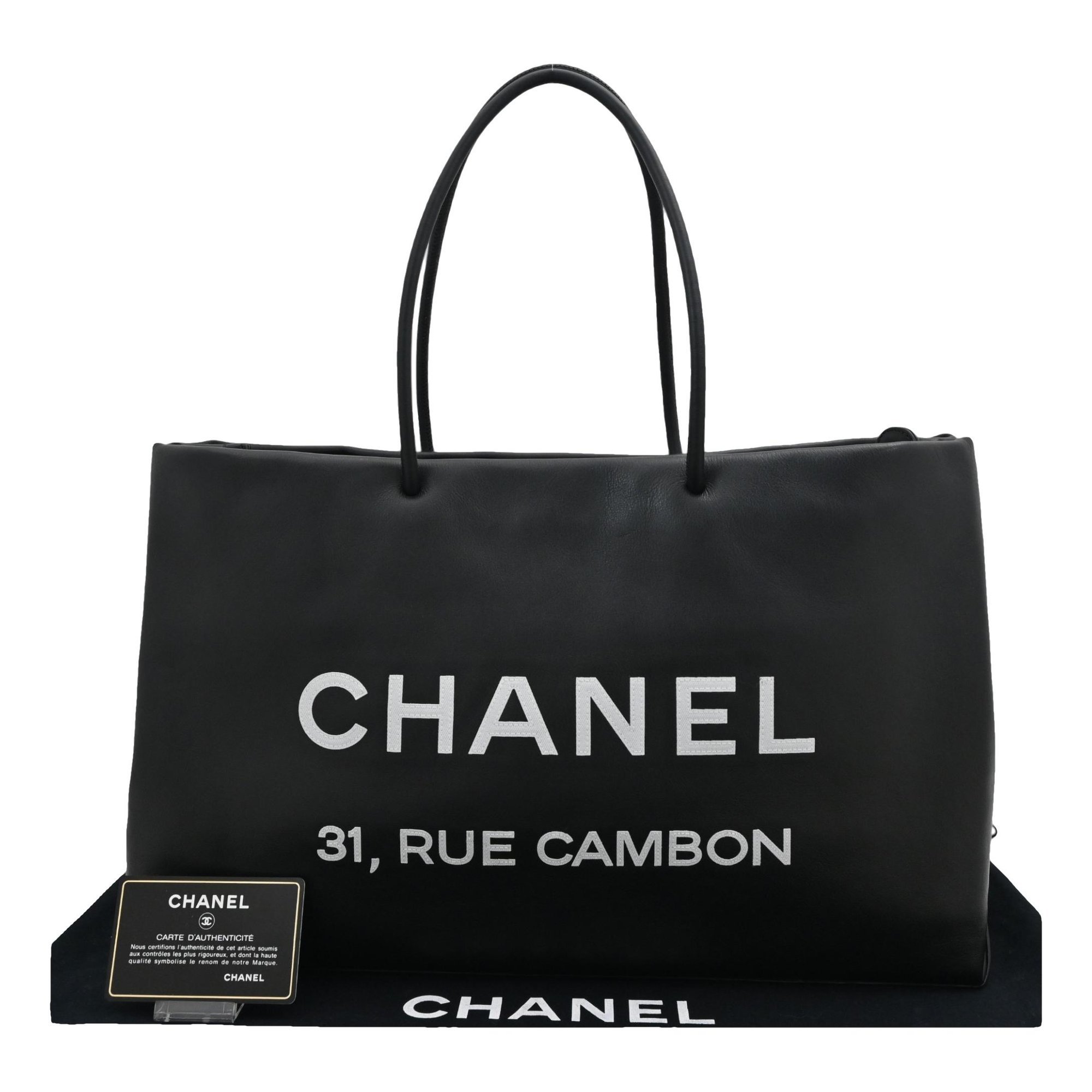 Leather tote
