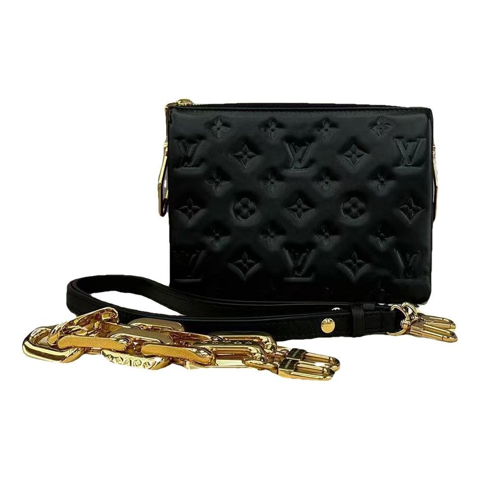 Coussin leather handbag