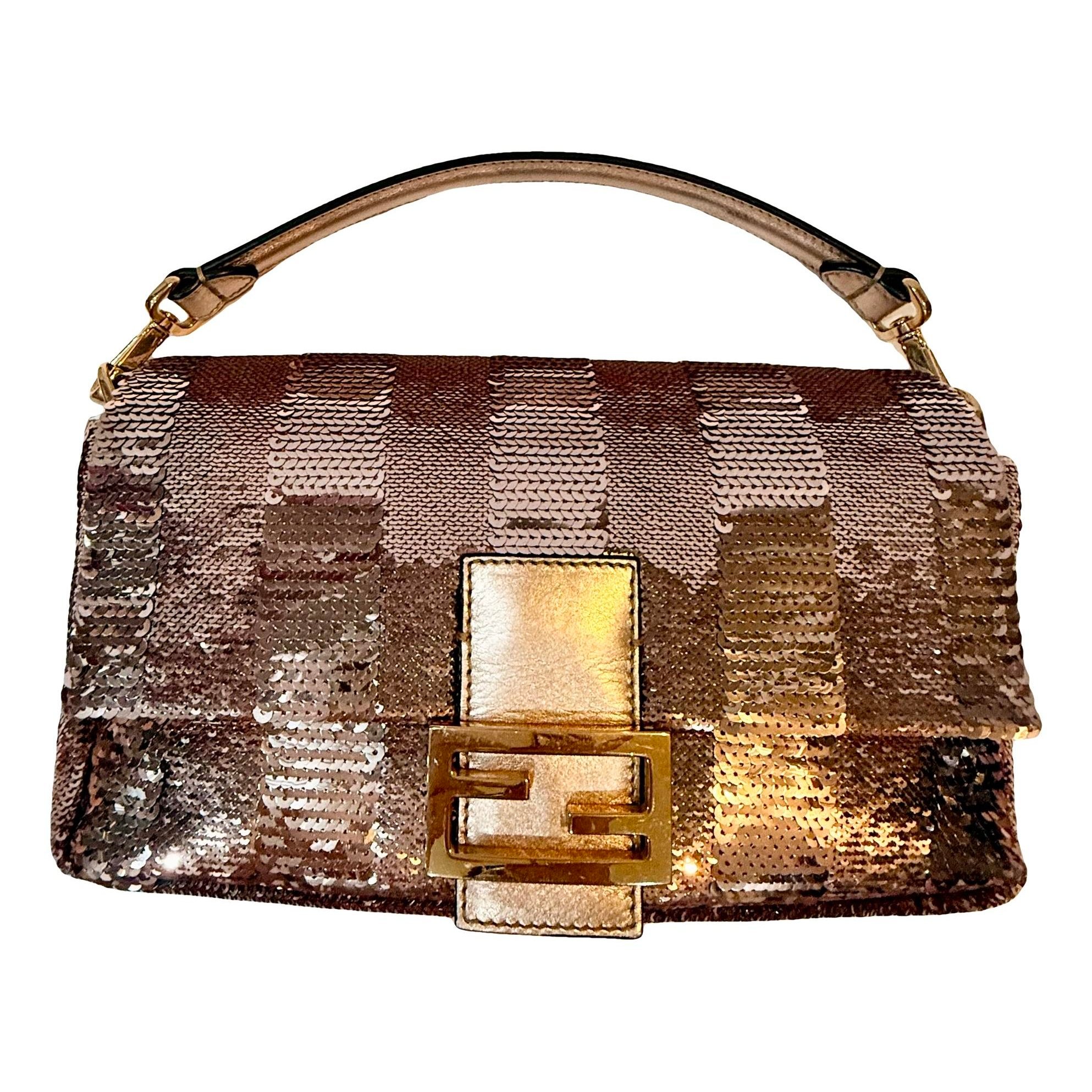 Baguette glitter handbag