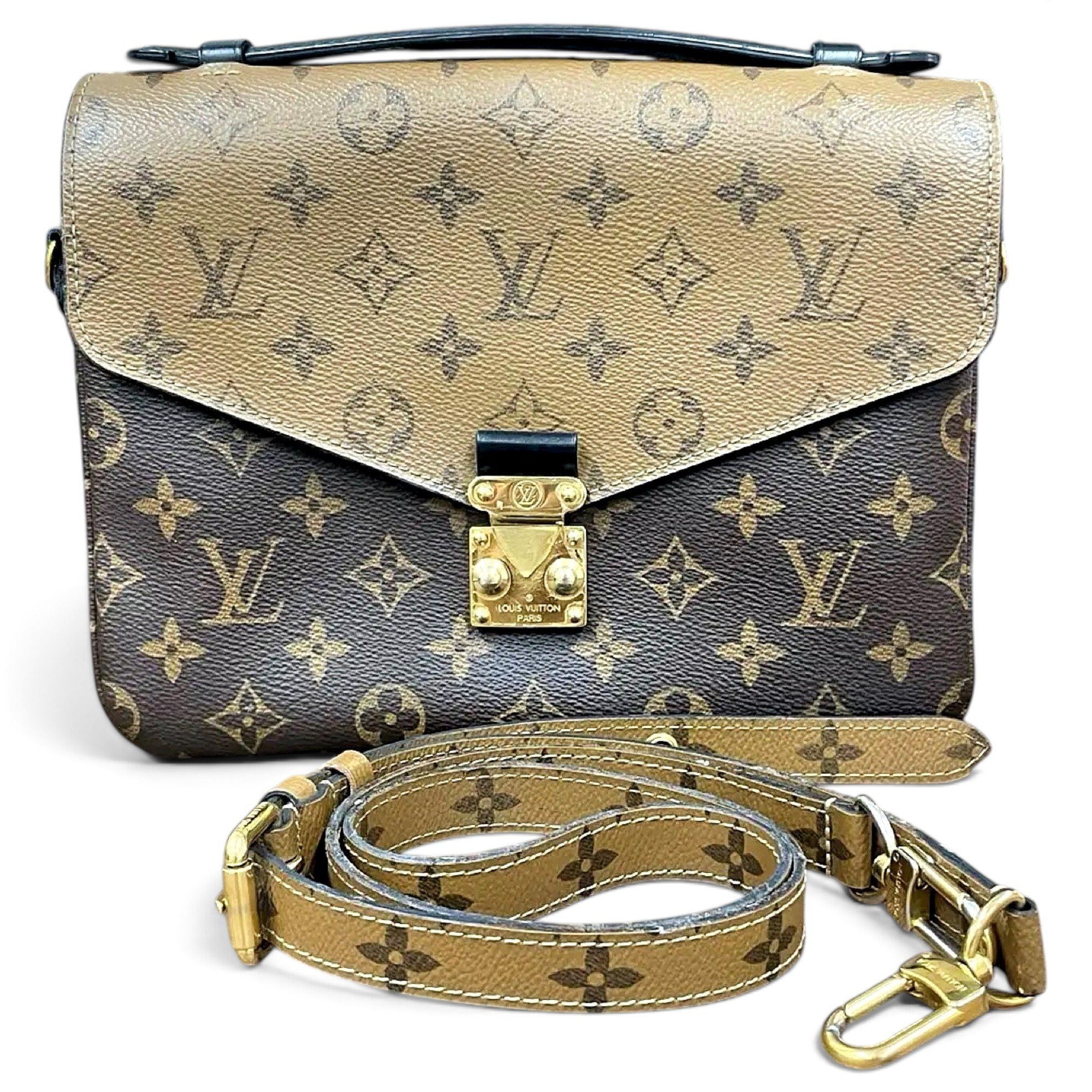 Metis vinyl handbag