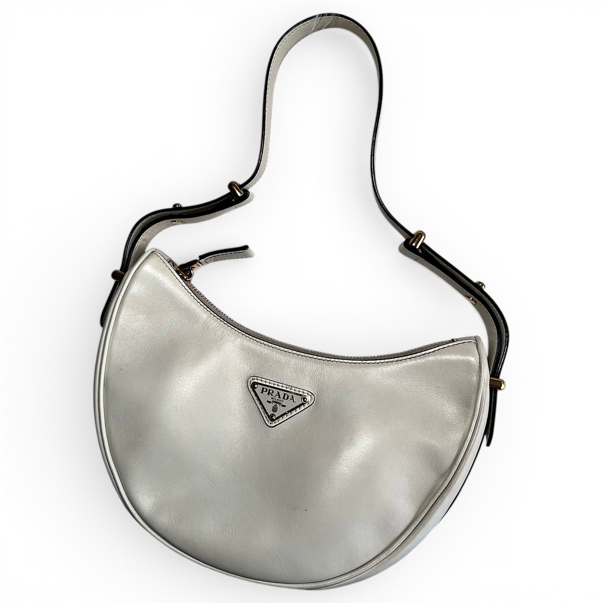 Arqué leather handbag