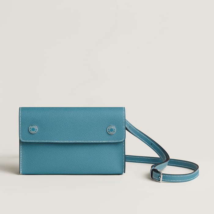 New Bleu Jean Hermèsnap Wallet