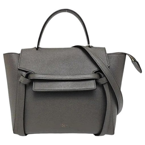 Belt leather crossbody bag
