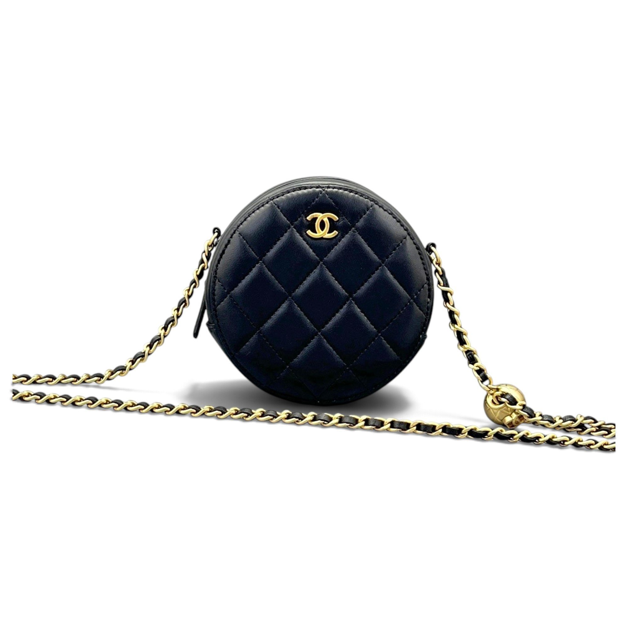 Trendy CC Vanity leather handbag