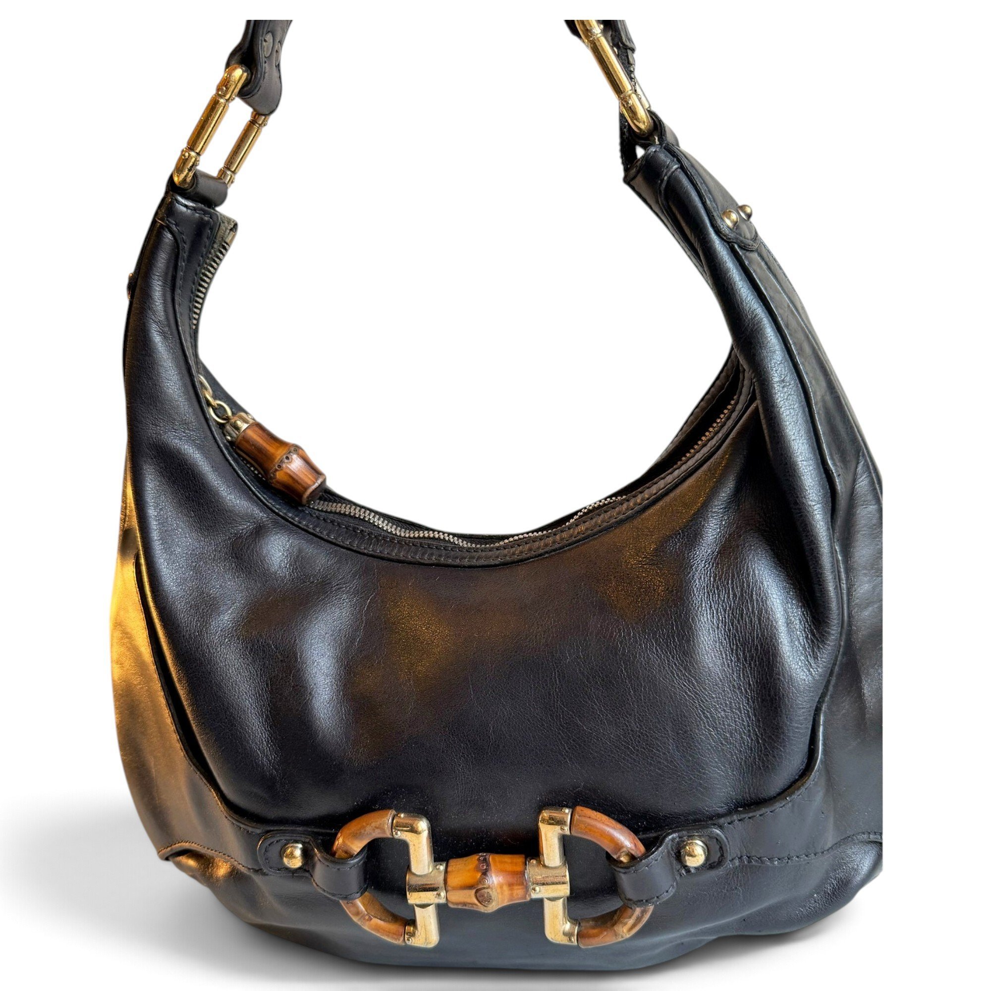 New Bamboo leather handbag