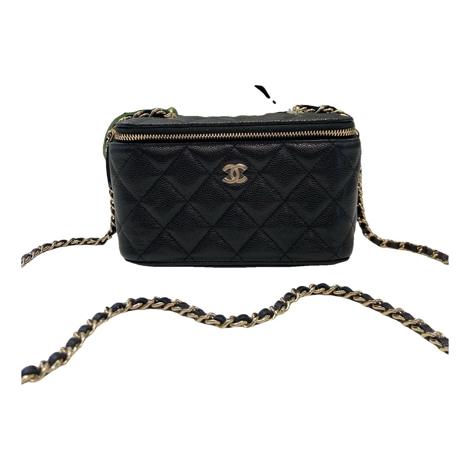 Trendy CC Vanity leather handbag