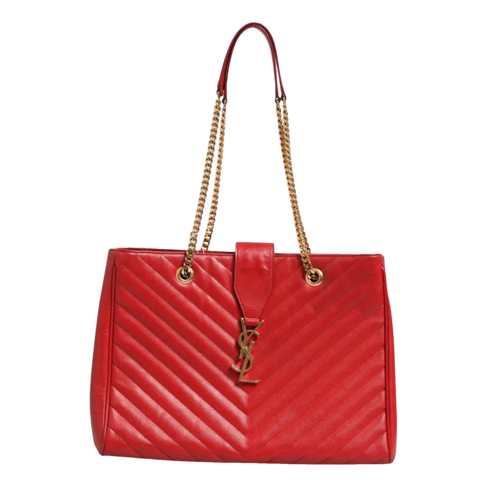 Leather tote