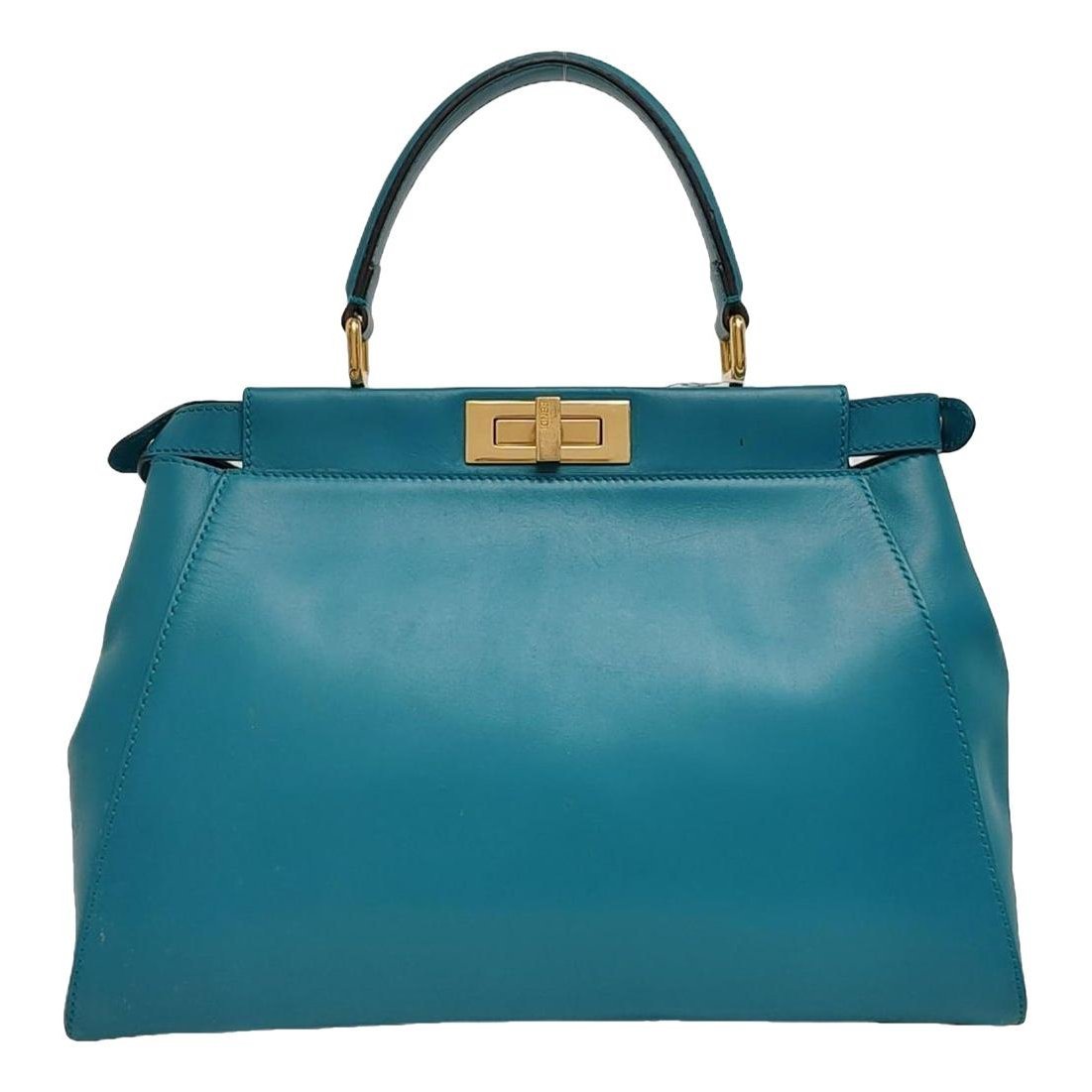 Peekaboo leather handbag