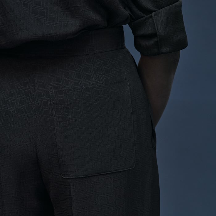 Noir Silk Pants