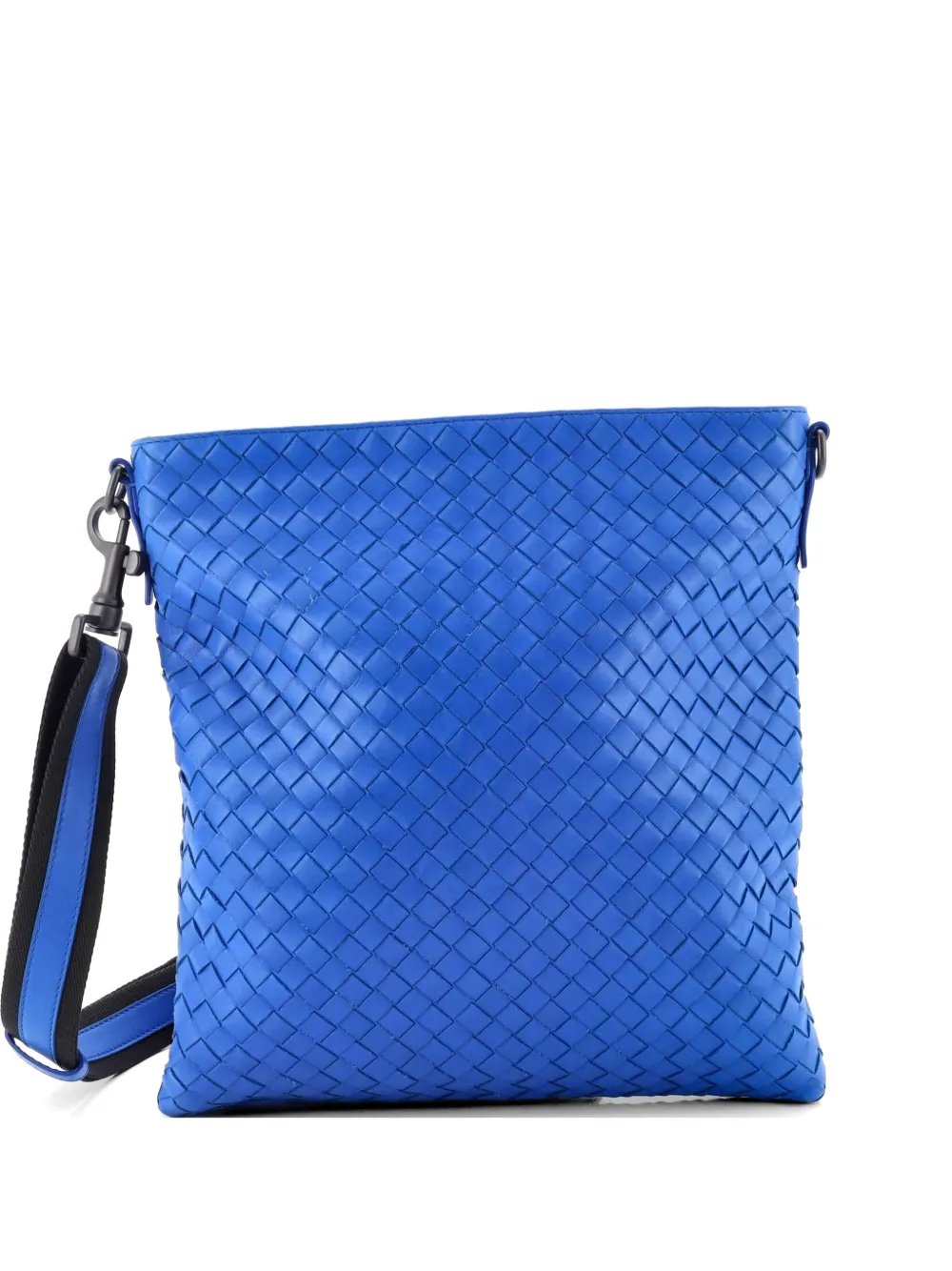 Flat Messenger Bag Intrecciato Nappa Medium crossbody bag