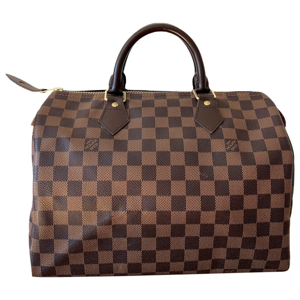 Speedy patent leather handbag