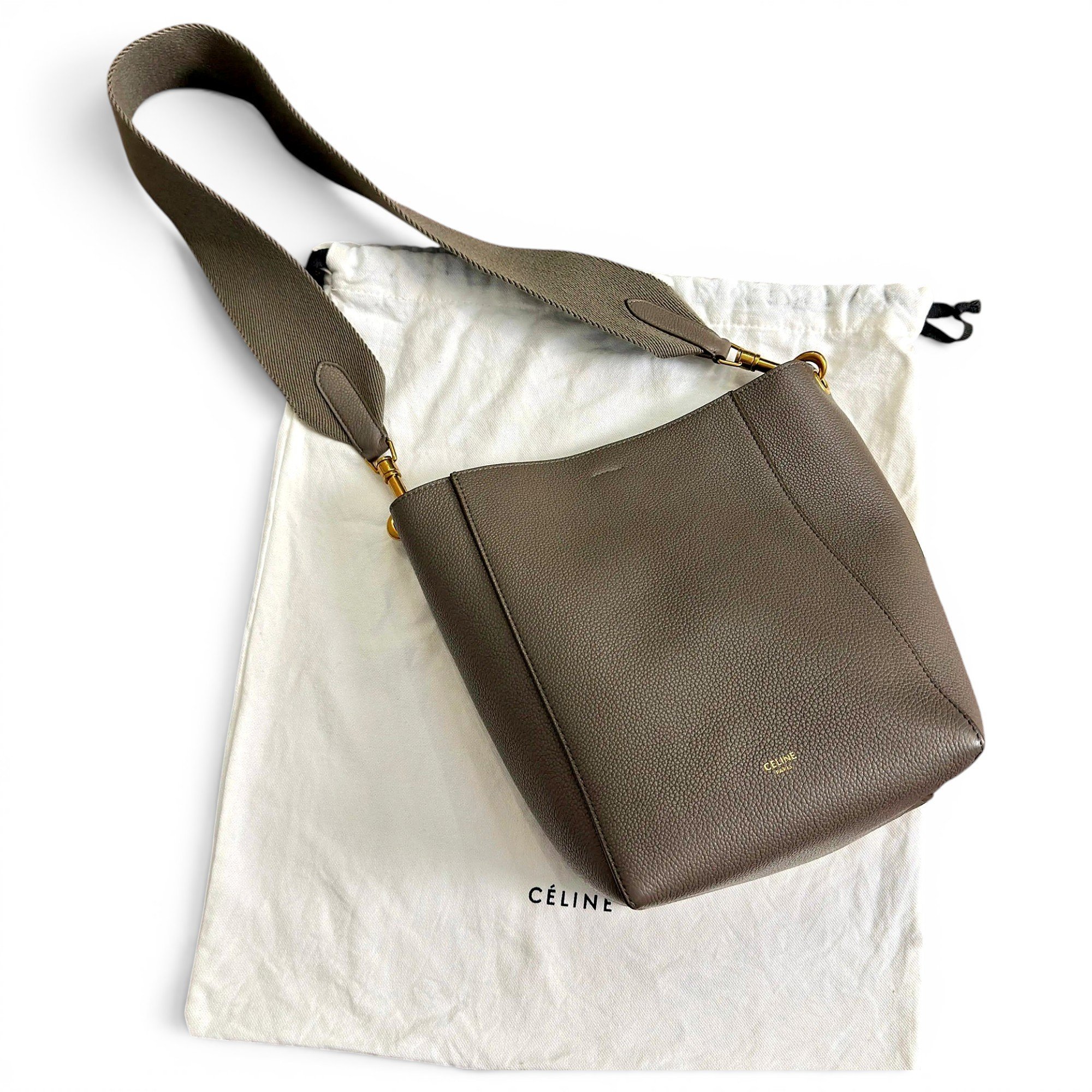 Seau Sangle leather tote