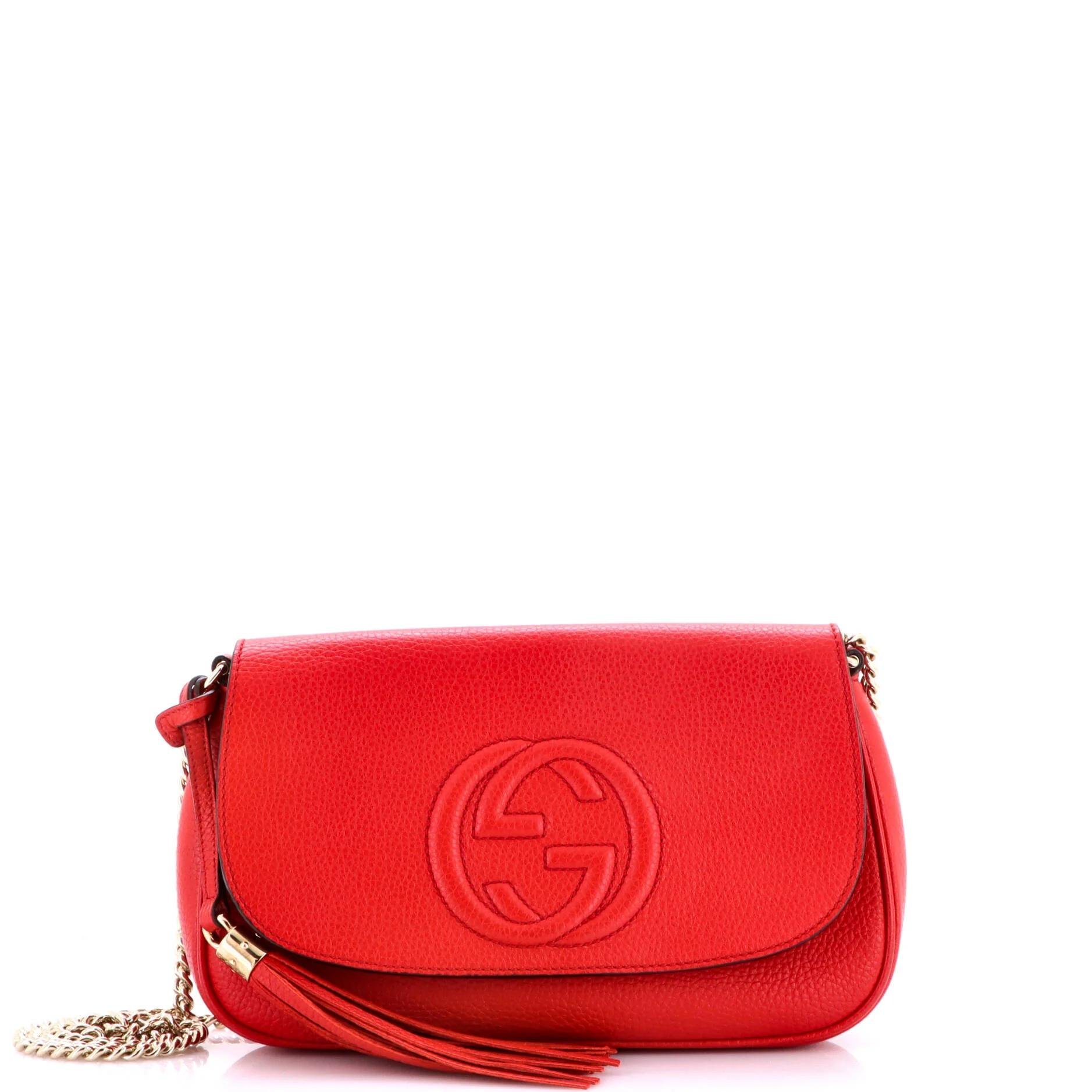 Leather crossbody bag