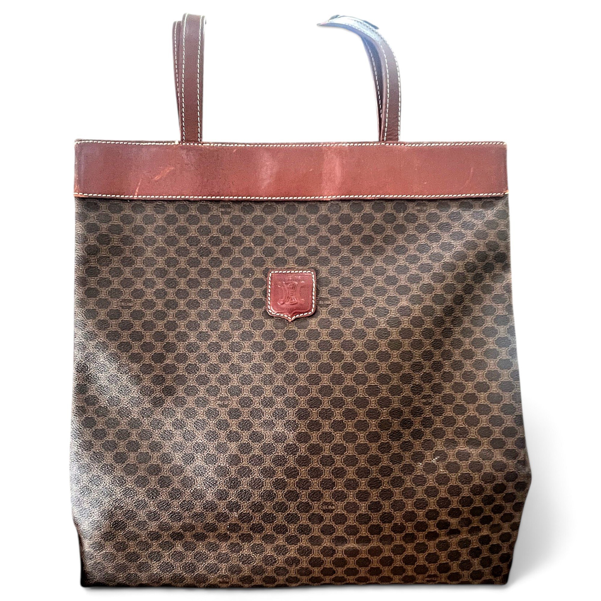 Leather tote