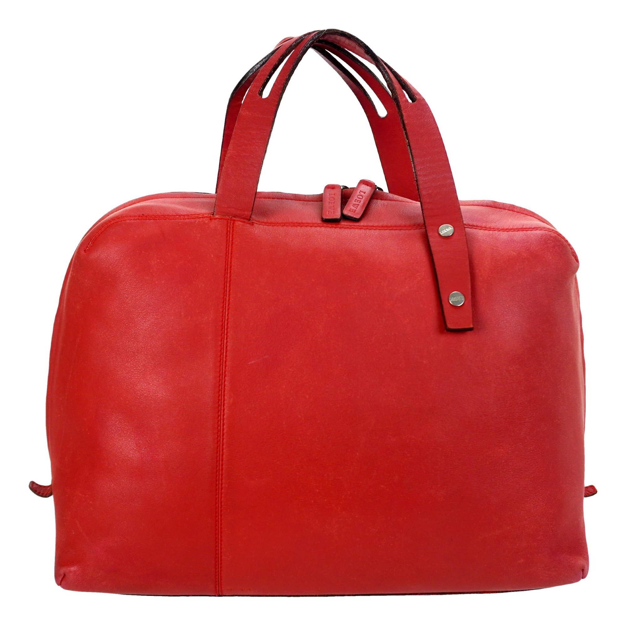 Leather tote