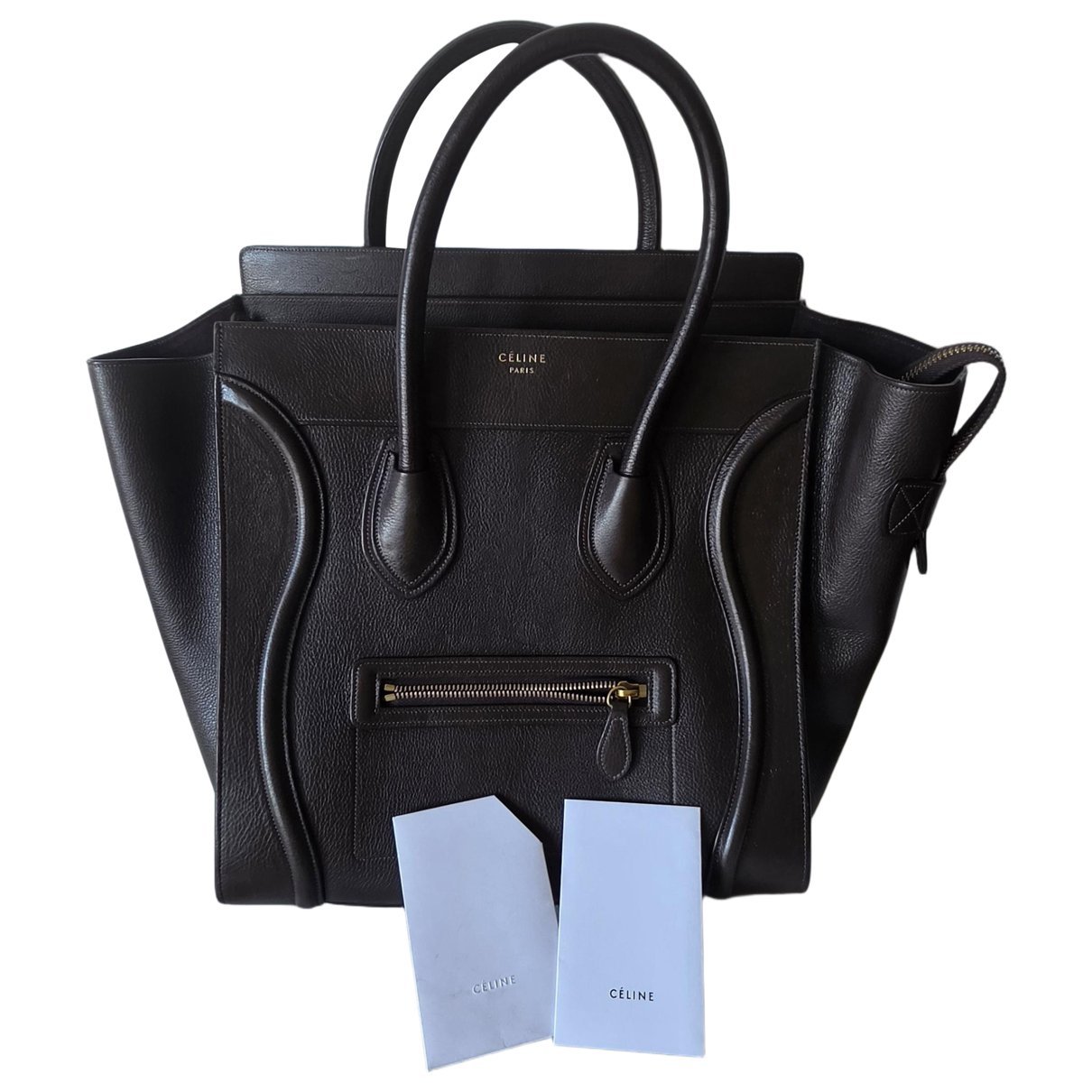 Luggage leather handbag