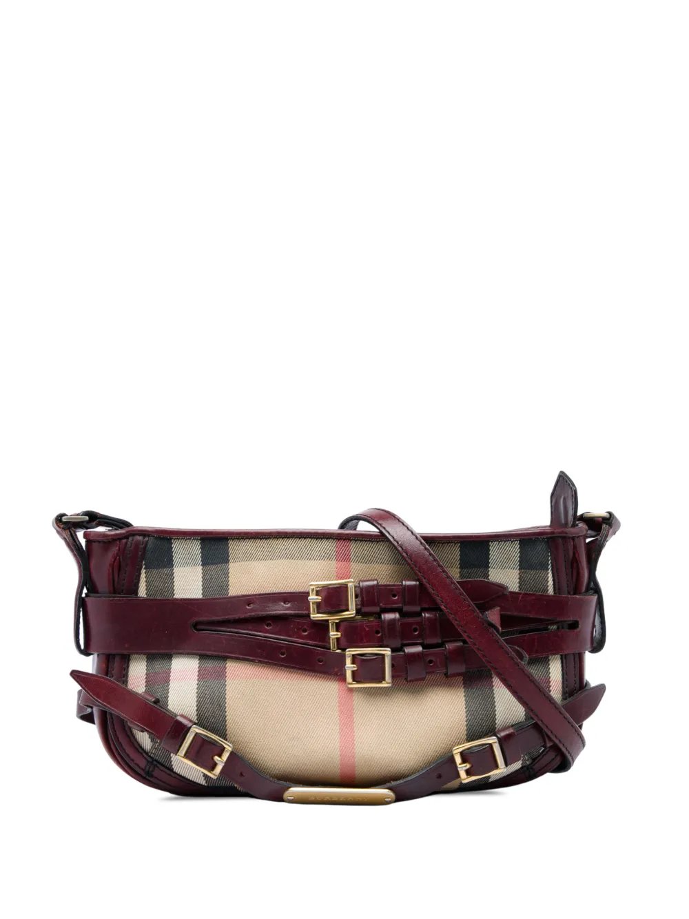 2000-2017 House Check Canvas Bridle Langford crossbody bag