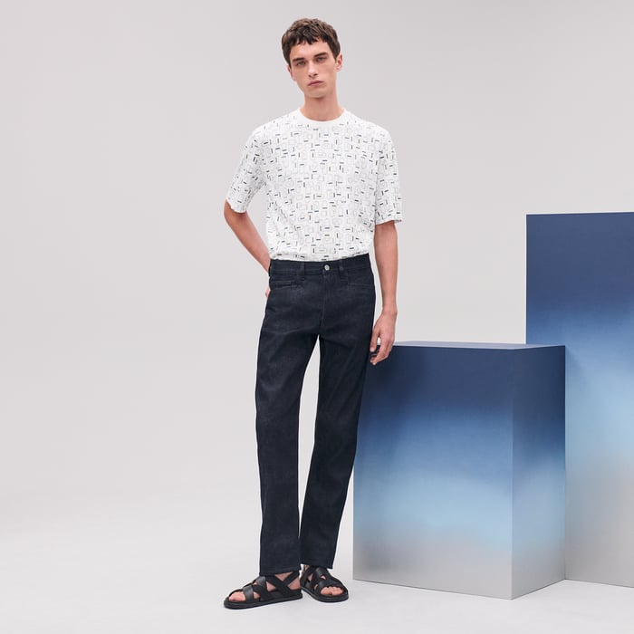 Indigo Straight Cut Jeans