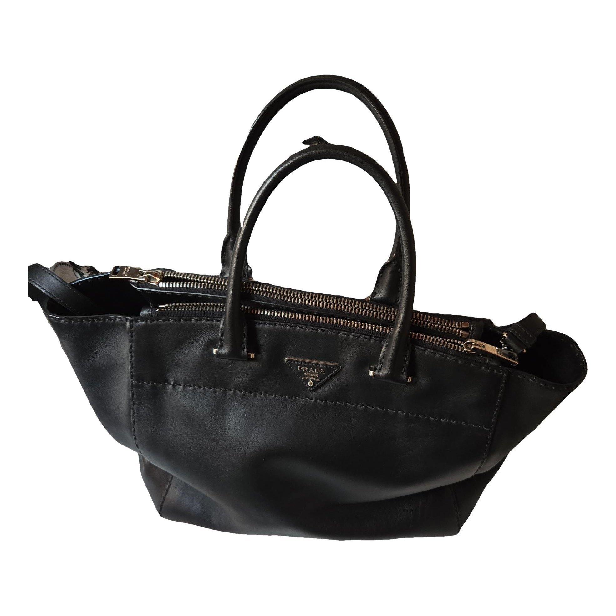 Leather tote