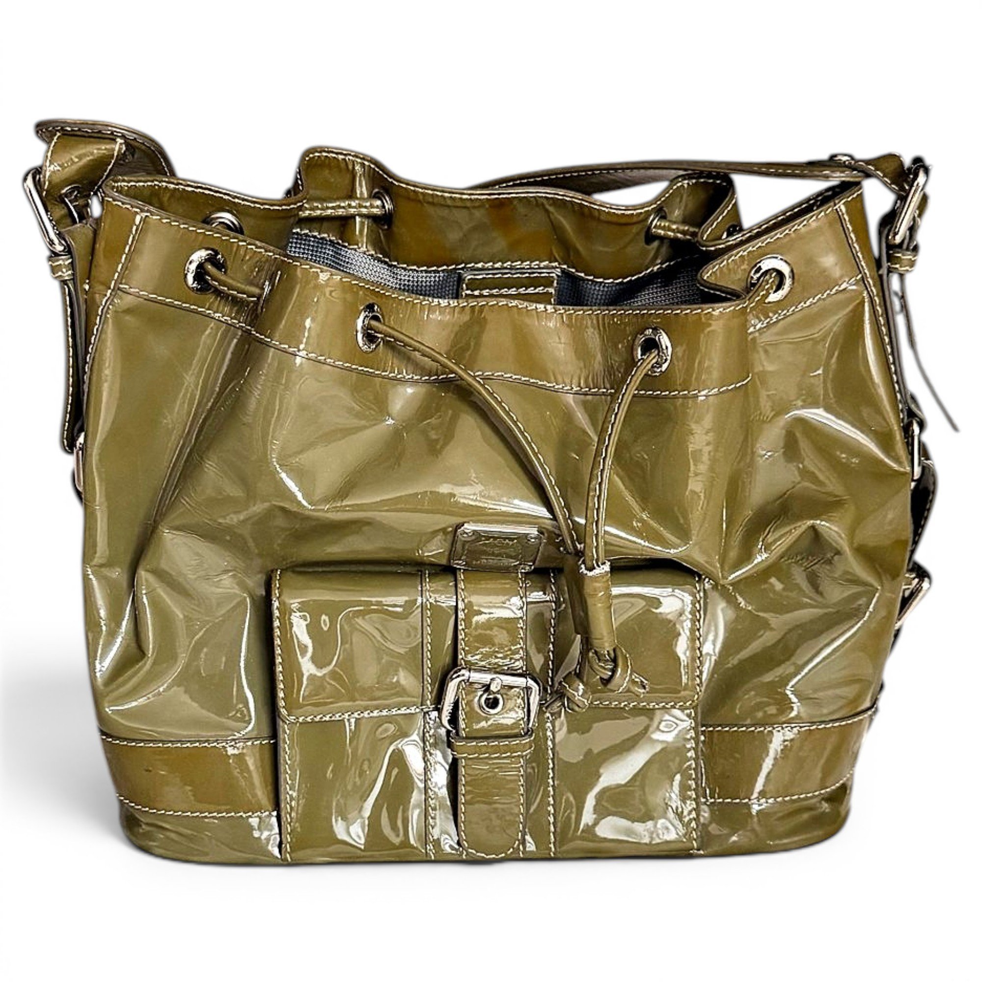 MCM Patent leather bag