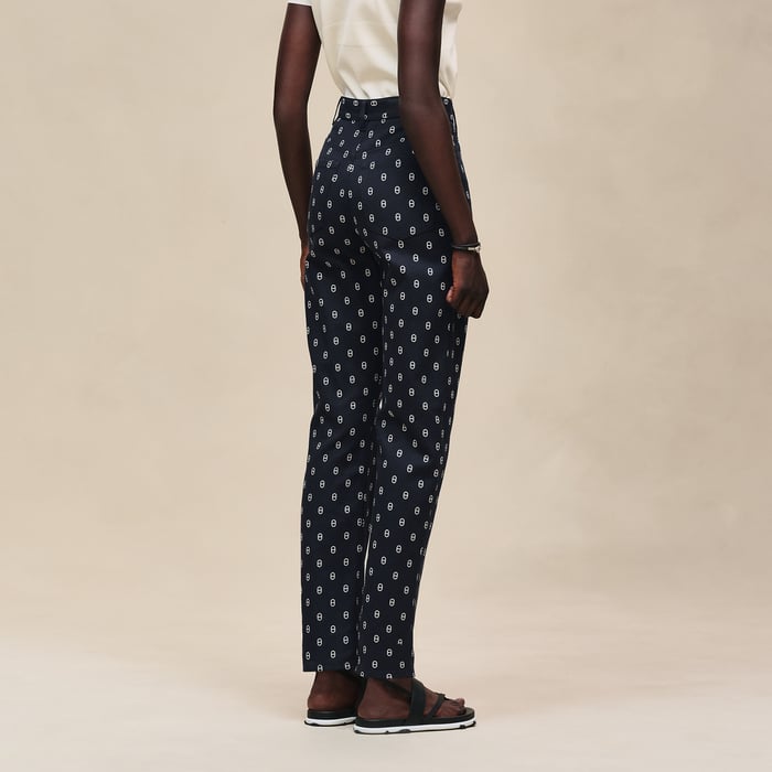 Bleu Marine "Chaine D’ancre" Straight Leg Pants