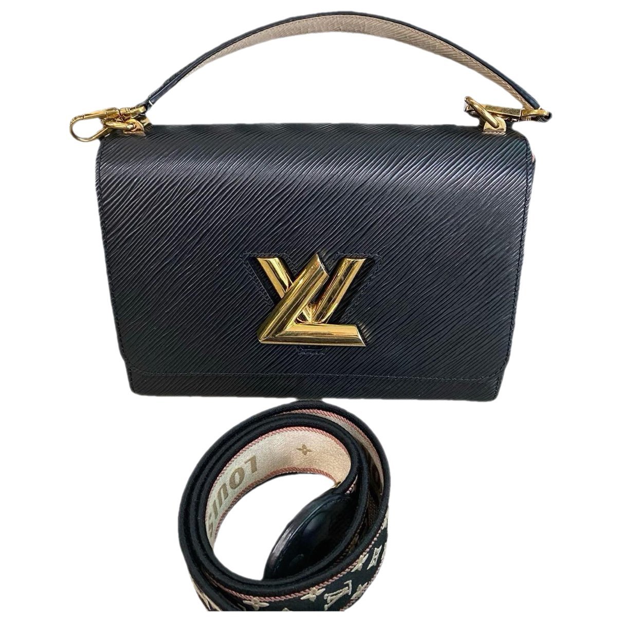 Twist leather handbag