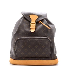 Louis Vuitton Vintage Montsouris Backpack Monogram Canvas GM