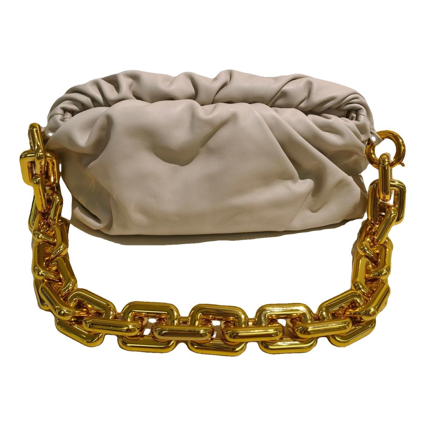 Chain Pouch leather handbag