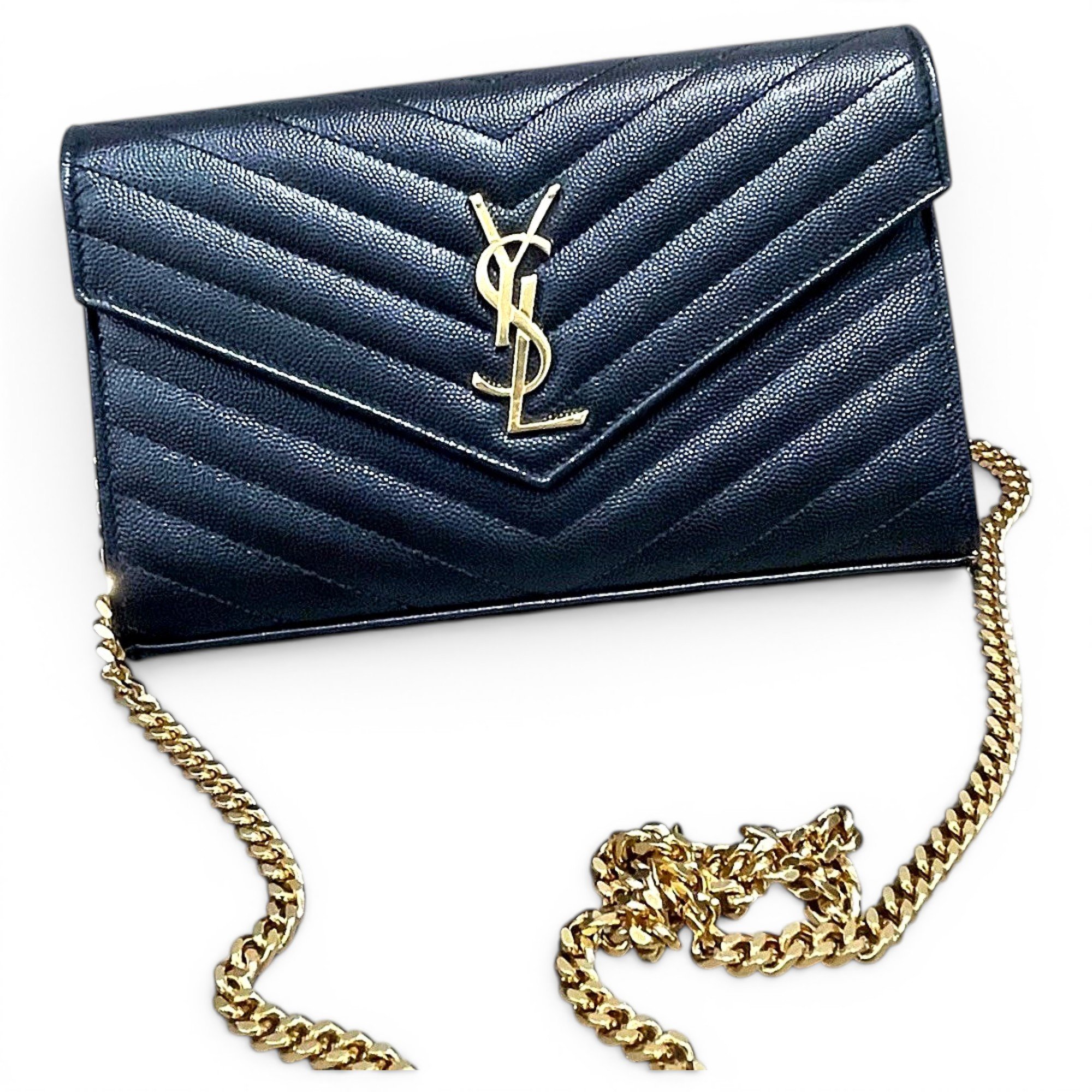 Portefeuille enveloppe leather handbag