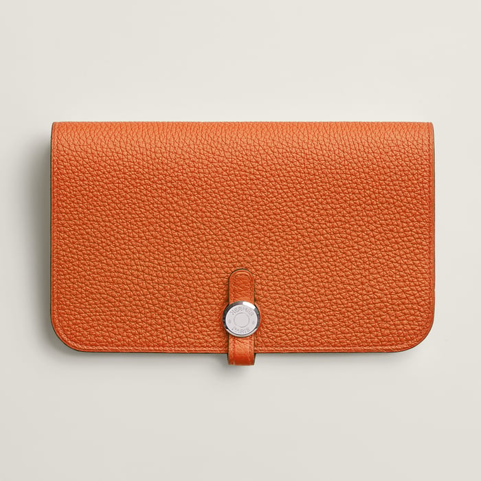 Orange Dogon Duo Wallet