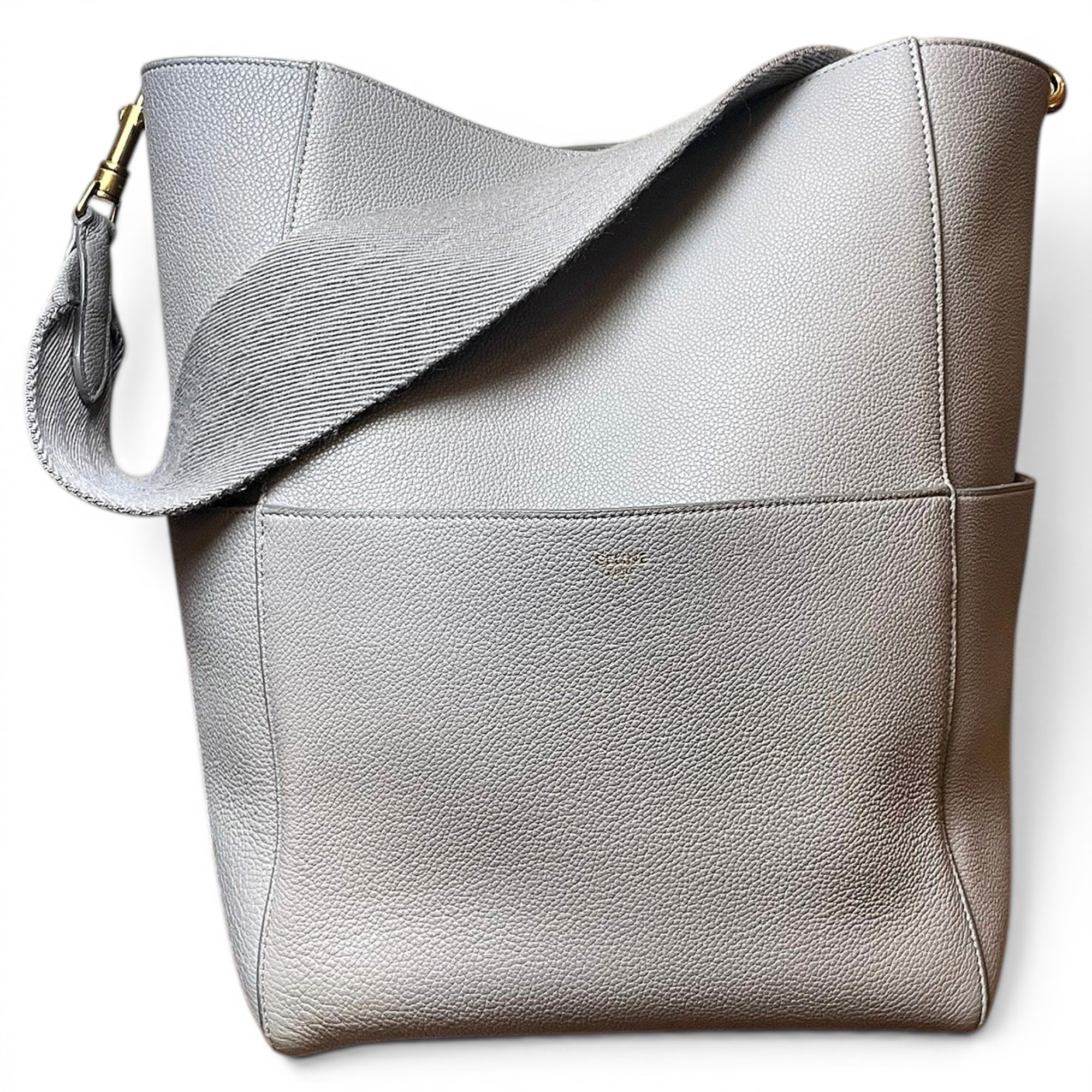 Seau Sangle leather tote