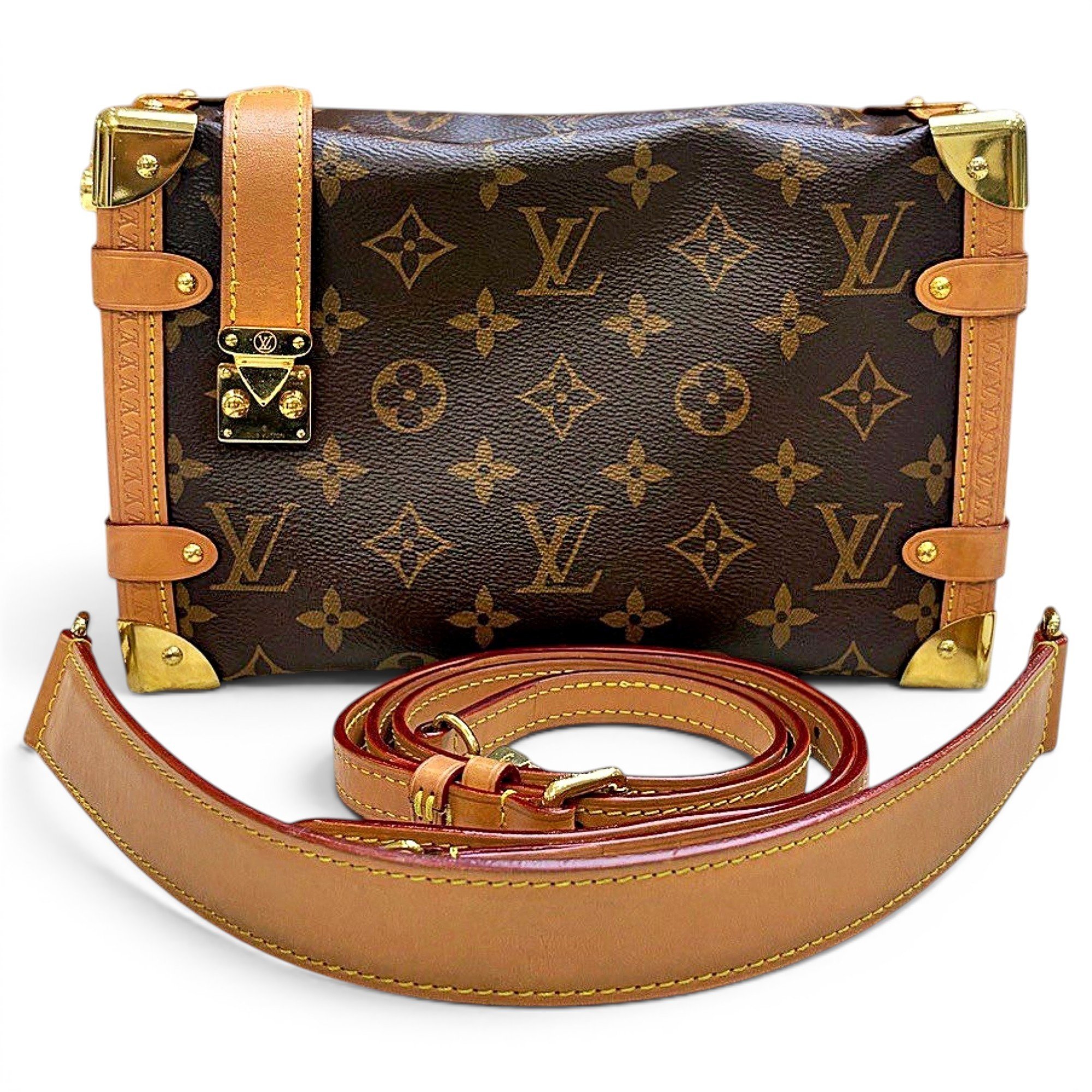 City Trunk leather crossbody bag