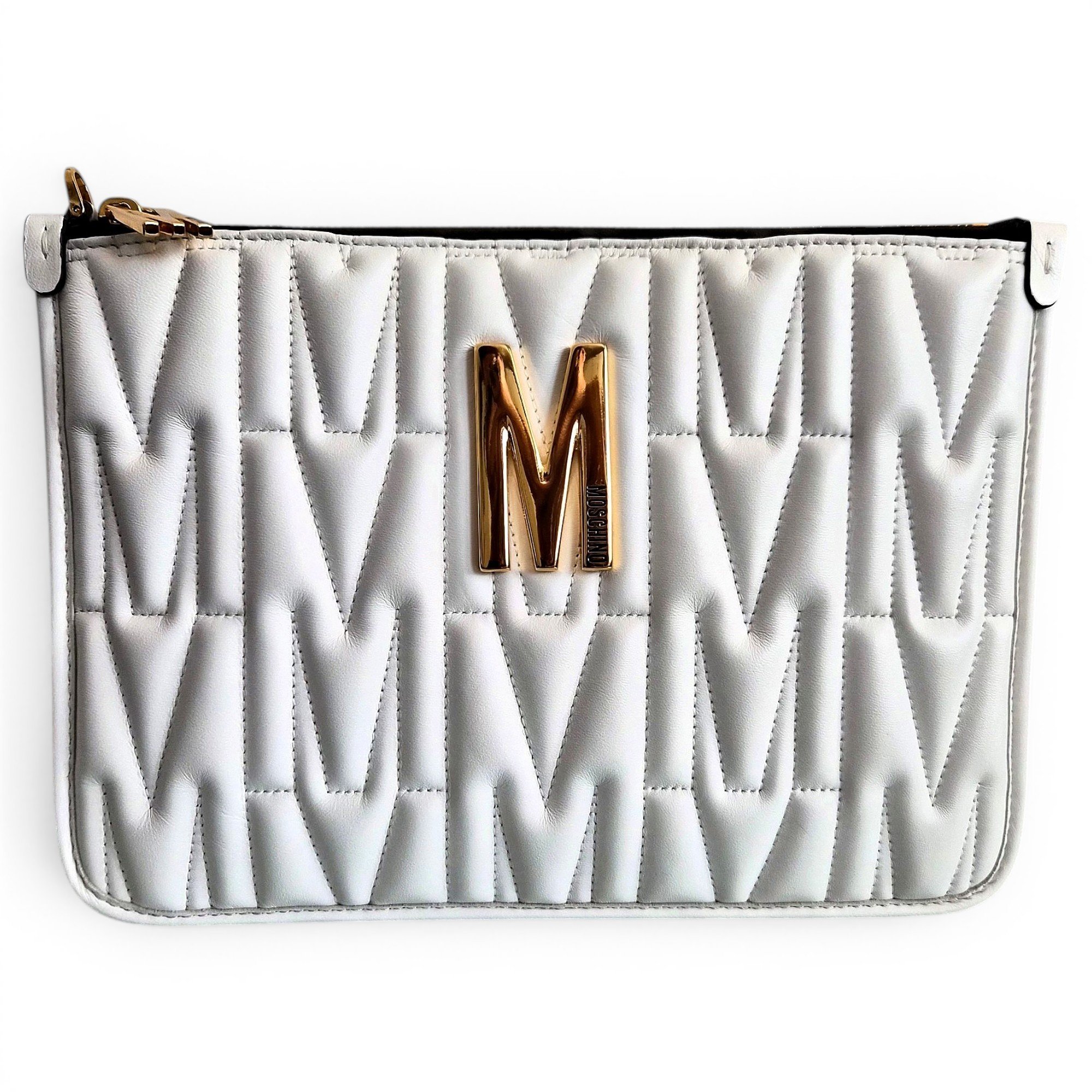 Moschino Leather clutch bag