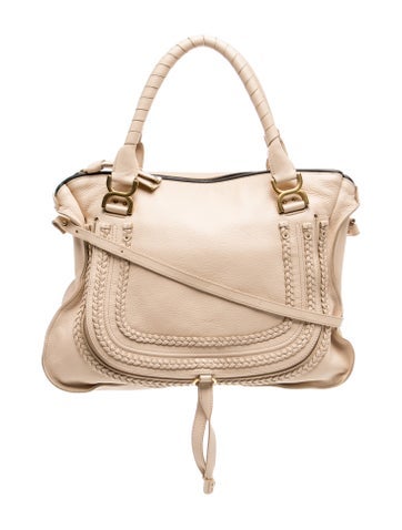 Leather Marcie Shoulder Bag Large