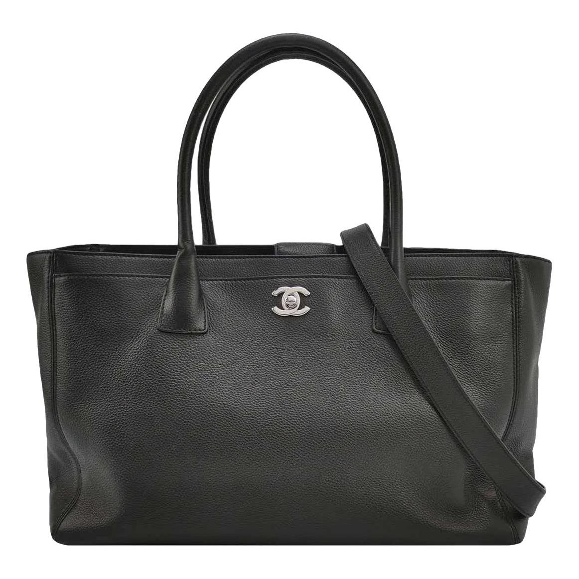 Executive leather tote