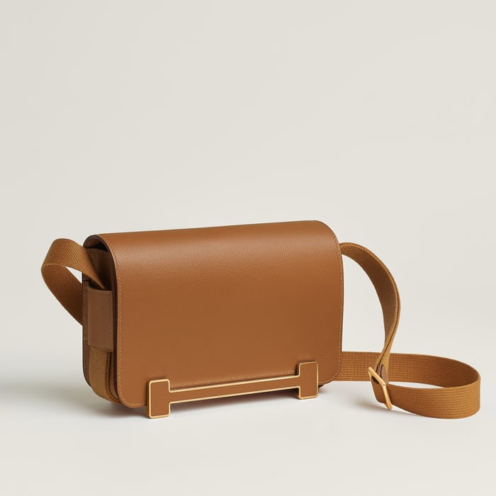 Gold Hermès Geta Slim Bag