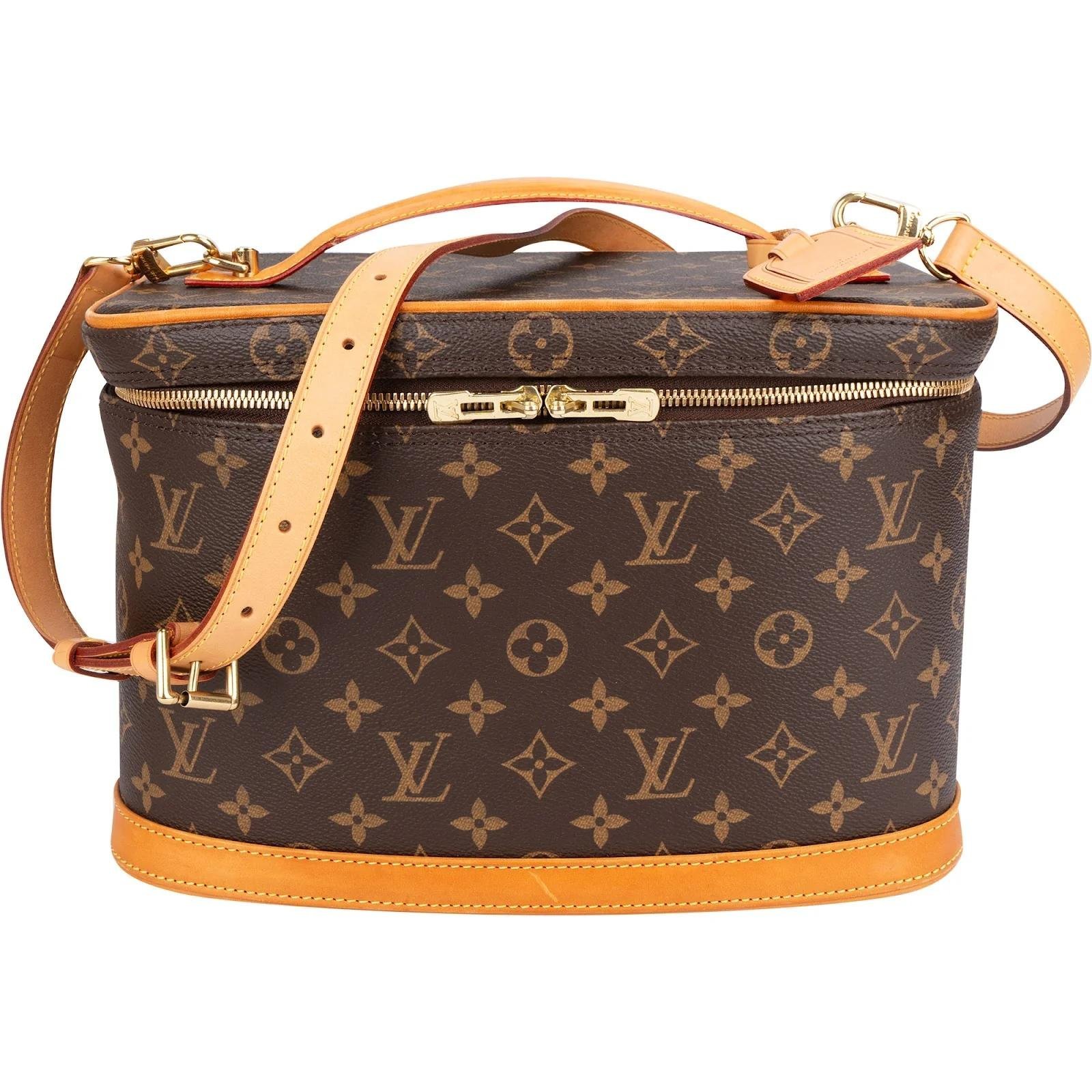 Vanity leather handbag