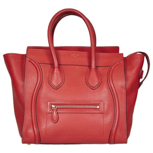 Luggage leather tote