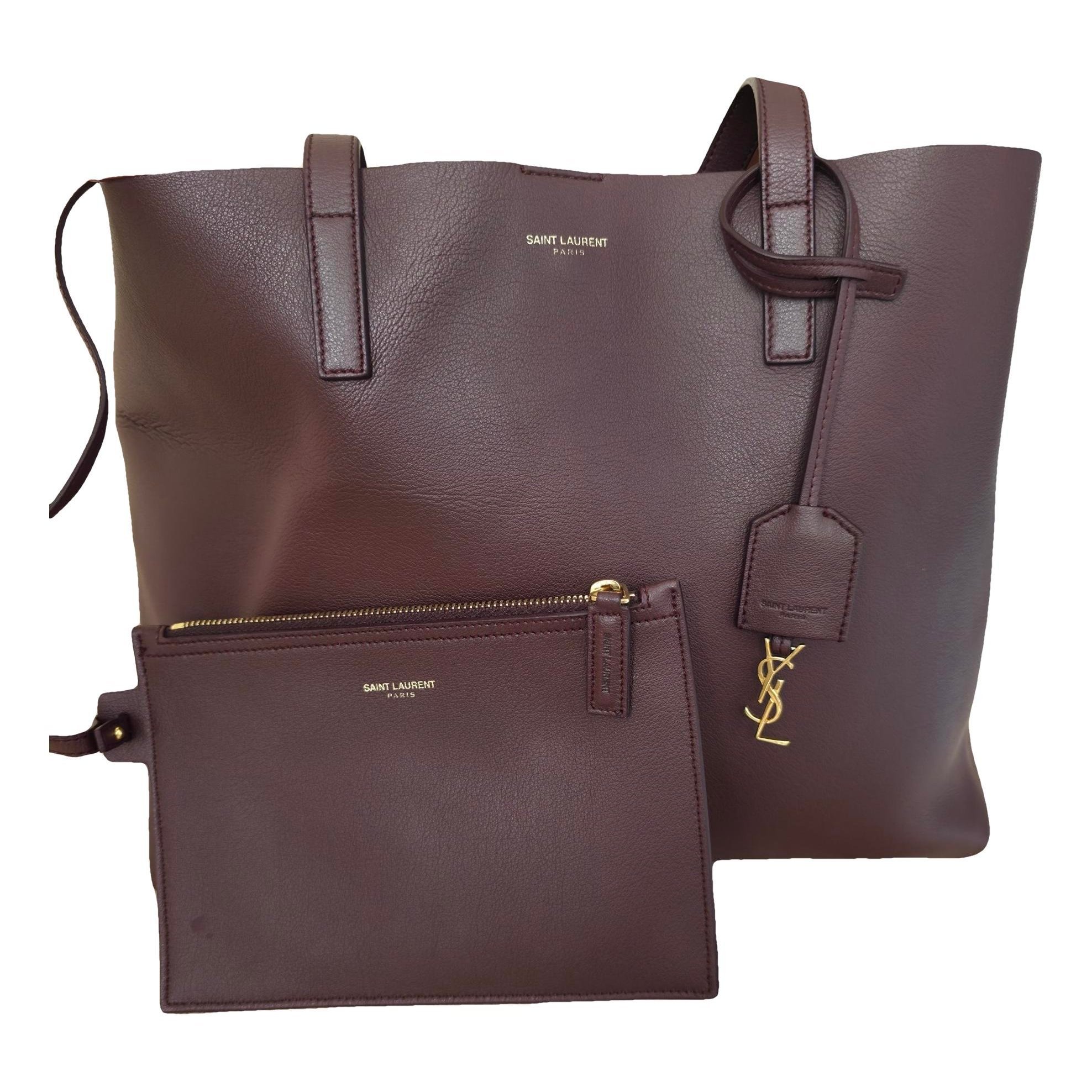 Shopping leather tote